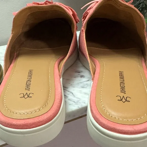 Johnston & Murphy Pink Tassel Loafers 9M NWT - Picture 5 of 7